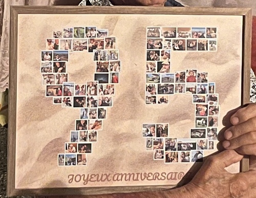 Photo du client Bernadette pour l'évaluation Impression Photocollage Affiche 40x30cm