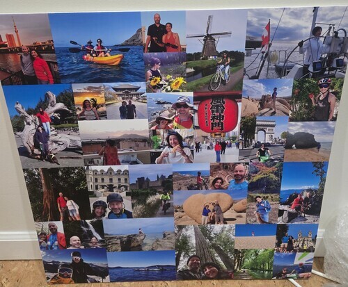 Photo du client Erik pour l'évaluation Impression Photocollage Mousse rigide 60x60cm